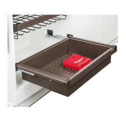 Rổ bằng kim loại Hafele 807.95.851, KT 764 x 475 x 150, màu Chestnut