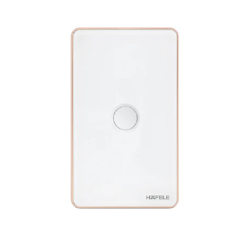 Công tắc đèn thông minh Hafele 820.71.003, HSL-LSXG01B/W, 1 nút, màu trắng