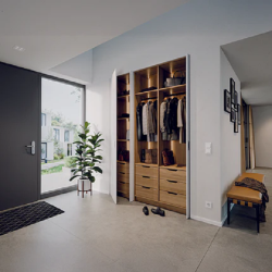 Phụ kiện cửa trượt xoay SLIDO F-PARK71 25B408.25.001, chiều dài ray/ Khoảng kéo vào tối đa : 408 mm / 294 mm