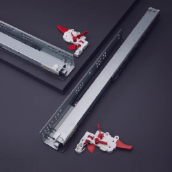 Ray trượt âm 50KG Hafele 433.32.135, Chiều dài/ Chiều dài ngăn kéo/ Chiều sâu hộc tủ : 500/ 490/ 510 mm