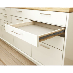 Ray bi Hafele - Matrix 494.02.460, Không giảm chấn màu sáng, dài 250mm, tải trọng 30kg