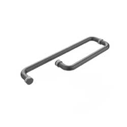 Tay nắm kéo cửa phòng tắm kính Hafele 499.68.224, màu xám ghi