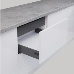 Ray hộp Hafele Alto 552.35.365 - S Matrix Box Slim, màu xám đậm, Chiều cao 80mm