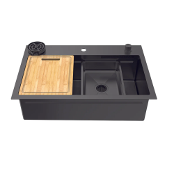 Chậu bếp Inox Hafele 567.24.488 WF R10 HS25-SSN1S-8052, màu titan