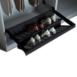 Kệ giày bằng kim loại Hafele 807.95.861, 564 x 475 x 180, màu trắng