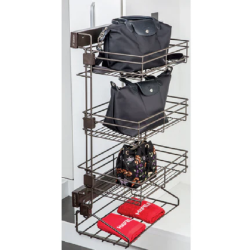 Rổ kéo đa năng Hafele 807.95.181, bên phải, màu Chestnut