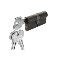 Ruột khóa cửa đi Hafele 916.63.904, size C 71mm, màu Graphite Black