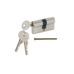 Ruột khóa Hafele 916.96.007, 2 đầu chìa , Chiều dài A: 30 B: 30 C: 60