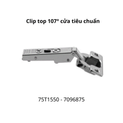 Bản lề CLIP top góc mở 107° 75T1550 7096875, trùm hết