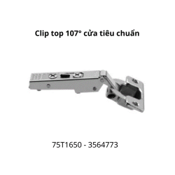 Bản lề CLIP top góc mở 107° 75T1650 3564773, trùm nửa
