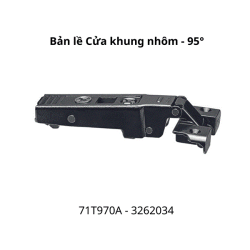 Bản Lề CLIP Top Góc Mở 95° 71T970A lọt lòng 3262034 + Vít đen