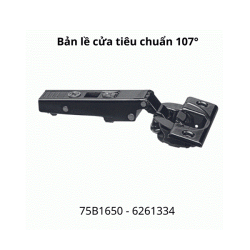 Bản lề tích hợp giảm chấn góc mở 107° 75B1650 6261334, trùm nửa