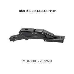 Bản lề tích hợp giảm chấn góc mở 110° 71B4500C 2822601