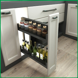 KỆ ĐỰNG GIA VỊ TREO HÔNG HỢP KIM NHÔM  C1N.150, C1N.200