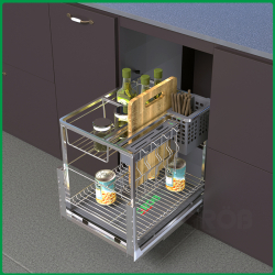 KỆ ĐỰNG DAO THỚT NAN VUÔNG INOX 304 CS304- 20NEW, CS304- 25NEW, CS304- 30NEW,