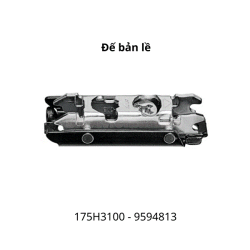 Đế bản lề Blum 175H3100 9594813 màu đen 