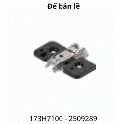 Đế bản lề Blum màu đen chữ thập, có điều chỉnh chiều cao, 173H7100, 2509289