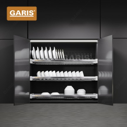 GIÁ BÁT ĐĨA CỐ ĐỊNH 3 TẦNG NAN TRÒN GARIS GB07.90E/GB07.80E