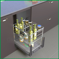 KỆ ĐỰNG GIA VỊ INOX SUS304 NAN DẸT GC304- 20B, GC304- 35B, GC304- 40B