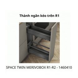 Gia vị Blum SPACE TWIN MERIVOBOX R1-R2,rộng 150-300mm,1460410, trắng