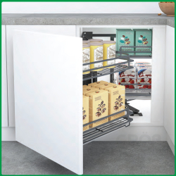 Kệ Góc Liên hoàn Nan dẹt hợp kim Nano  GP-90L/R