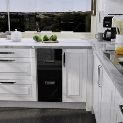 THÙNG GẠO MẶT KÍNH ĐEN 20KG GARIS MR07.30B