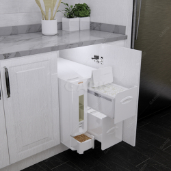 THÙNG GẠO NHỰA ABS CAO CẤP 30KG GARIS GR09.45