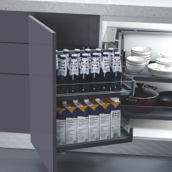 Kệ góc liên hoàn vách kính Inoxen KGA-90L/R