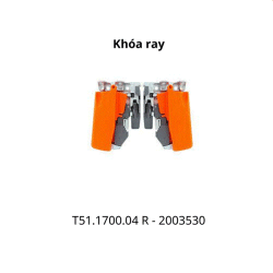Khóa ray Blum TANDEM T51.1700.04 R 2003530, bên phải