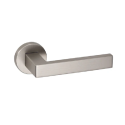 Bộ khóa tay nắm gạt DIY Hafele 499.63.632, Set E, màu nickel mờ, dành cho cửa chính