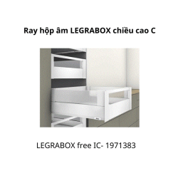 Ray hộp LEGRABOX free IC, chiều cao C 177mm, 1971383, trắng