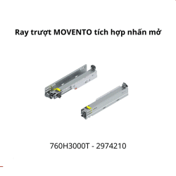 Ray trượt Blum MOVENTO 760H3000T, 2974210, 40kg , 300mm