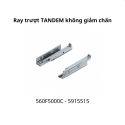 Ray trượt Blum TANDEM không giảm chấn 560F5000C 5915515 toàn phần, 30kg