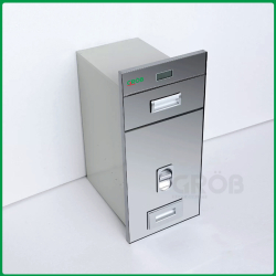 THÙNG GẠO GƯƠNG 2 NGĂN RB2-300B, RB2-300W