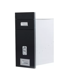 Thùng gạo kính đen Inoxen RBK -260B