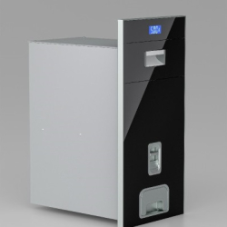 Thùng gạo kính đen điện tử Inoxen RBK-300EB