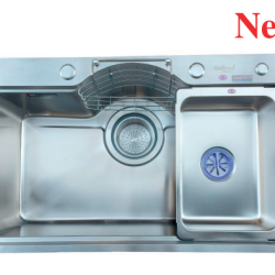 CHẬU RỬA CHÉN BÁT 1 HỘC INOX GOLICAA GA-7546R