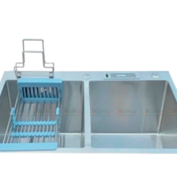 Chậu Rửa Chén 2 Ngăn Có Vắt Dao Thớt Golicaa GC-10050DT