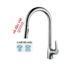 Vòi rửa chén nóng lạnh GOLICAA GL-443