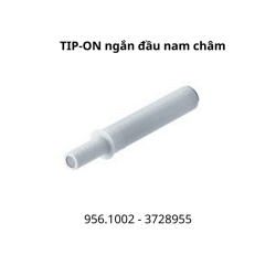 TIP-ON ngắn đầu nam châm, dùng cho bản lề không bật, 956.1002, 3728955, màu trắng