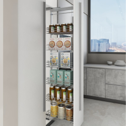 Kệ tủ kho inox 304 nan tròn cánh kéo Inoxen TKT304-630K