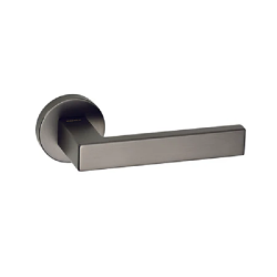 Bộ khóa tay nắm gạt DIY Hafele 499.63.634, Set E, màu xám ghi, dành cho cửa chính