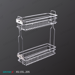 Kệ đựng chai lọ gia vị nan dẹt Grandx Sirius XS.15S/XS.20S