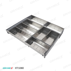 Khay chia thìa nĩa đa năng SUS304 Grandx Cutlery Tray XT.S380