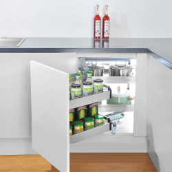 Kệ góc liên hoàn inox hộp Inoxen KGH-90L/R